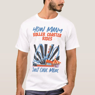 Roller Onderzetter Amusement Park Hoeveel Roller T-shirt