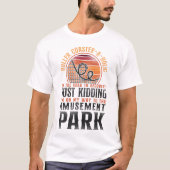 Roller Onderzetter Amusement Park Roller T-shirt (Voorkant)