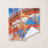 Roller onderzetter badhanddoek set bad handdoek (Wasdoekje)