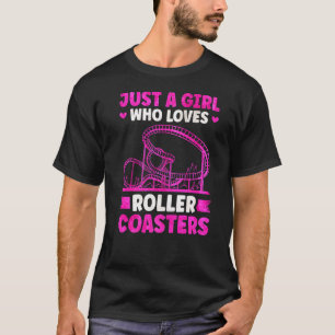 Roller Onderzetter Girl Amusement Park Roller Onde T-shirt
