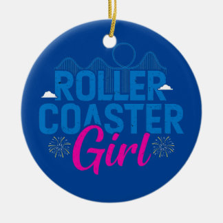 Roller Onderzetter Girl Amusement Theme Park Ride Keramisch Ornament