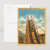 Roller Onderzetter, Lagoon, Fun Spot, Utah Briefkaart (Voorkant / Achterkant)