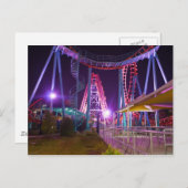 Roller onderzetter pretpark briefkaart (Voorkant / Achterkant)