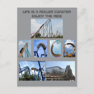 Roller Onderzetter Ride Poster Feestdagenkaart