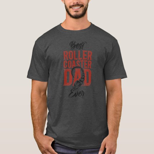 Roller Onderzetter Vader  Beste Roller T-shirt (Voorkant)