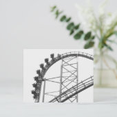 Roller Onderzetter X2 Six Flagers Magic Mountain Briefkaart (Staand voorkant)