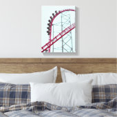 Roller Onderzetter X2 Six Flagers Magic Mountain Canvas Afdruk (Insitu (Slaapkamer))