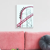 Roller Onderzetter X2 Six Flagers Magic Mountain Canvas Afdruk (Insitu (Woonkamer))