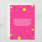 Roller Patinage Graduation Party Invitation Rose (Dos)