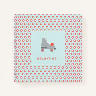 Roller Schaats - Koraal Notitieboek