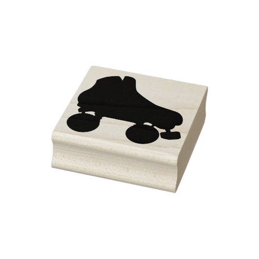 Roller Schaats / Schaatsen Rubberstempel (Stempel)