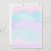 Roller schaats, skating Party, Roller Disco glitte Kaart (Achterkant)