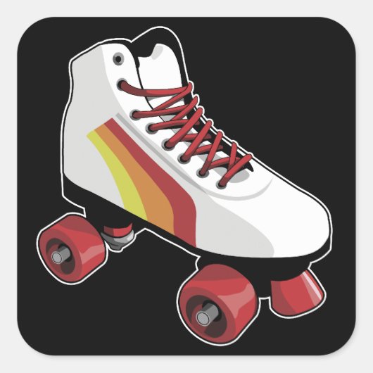 Roller schaats sticker (Voorkant)