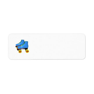 Roller schaatsen blauw etiket