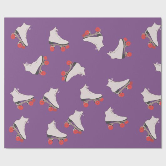 Roller Schaatsen Patroon Wrapping Papier (Vlak)