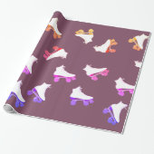 Roller Schaatsen PatternWrapping Papier (Uitgerold)