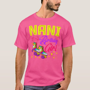 Roller Schaatsen schaatsen Nani van het verjaardag T-shirt