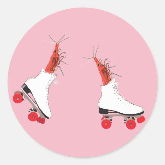 Roller Schaatsen voor iedereen Sticker (Voorkant)