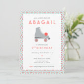 Roller Schaatsfeest Kaart (Staand voorkant)