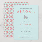 Roller Schaatsfeestje Kaart (Voorkant / Achterkant)