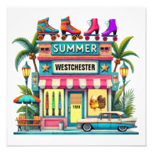 Roller Skate Beach Shop PHOTO IMPRIMER