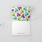 Roller Skate Retro Skating Thank You Stationary (Intérieur)