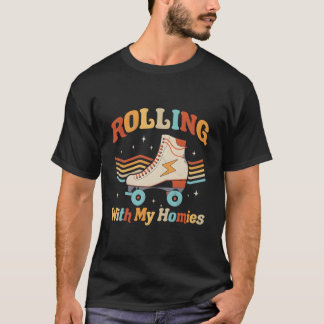 Roller Skaten Rollen Met Mijn Maten Roller Schaats T-shirt