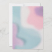 Roller Skating Birthday Invitation Kaart (Achterkant)