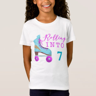 Roller Skating Birthday Party   Elke leeftijd T-shirt