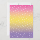 Roller Skating Birthday Party Kaart (Achterkant)