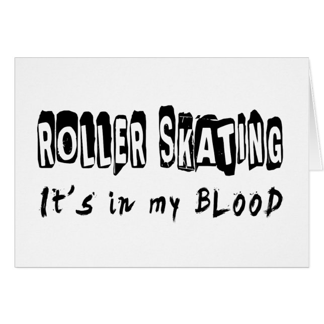 Roller Skating Het zit in mijn bloed (Voorkant Horizontaal)