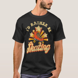 Roller Skating I's eerder Skating 1970S Retro T-shirt