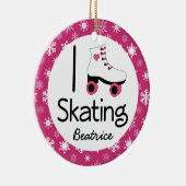 Roller Skating Personalized Ornament Gift (Rechts)