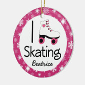 Roller Skating Personalized Ornament Gift (Links)