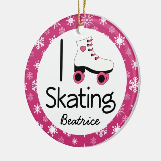 Roller Skating Personalized Ornament Gift (Links)