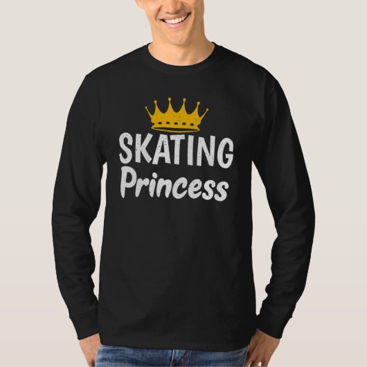 Roller Skating Princess T-shirt (Voorkant)