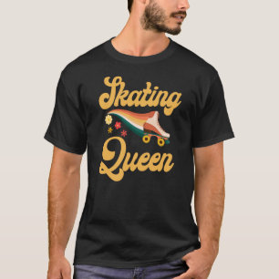 Roller Skating Queen 1970S Retro T-shirt