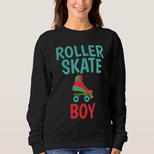 Roller Skating Roller Skate Boy Trui (Voorkant)