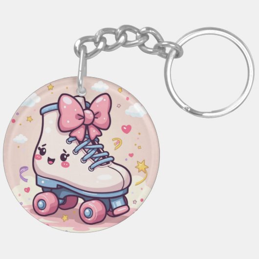 Roller Sparkle – Porte-clés Patin à roulettes Past (Dos gauche)