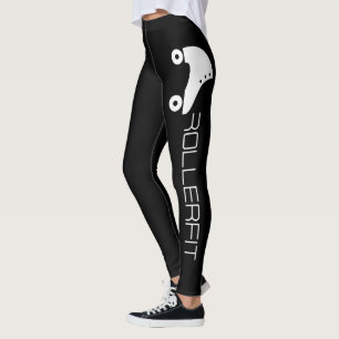 RollerAanpassen - Zwarte Leggings