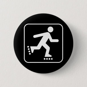 Rollerblade-symbool Button