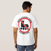 ROLLERBLADEGENOCIDE T-SHIRT (Achterkant volledig)