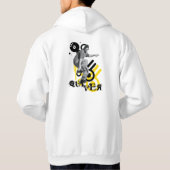 Rollerblader Grunge Hoodie (Achterkant)