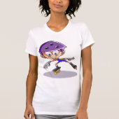Rollerblader Vrouwen T-shirt (Voorkant)