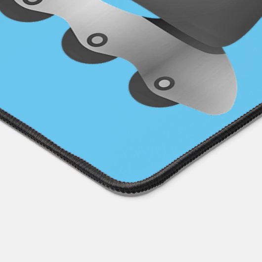 Rollerblading Design Desk Mat (Coin)