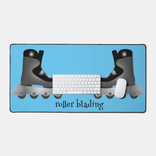 Rollerblading Design Desk Mat (Clavier et souris)