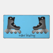 Rollerblading Design Desk Mat (Recto)