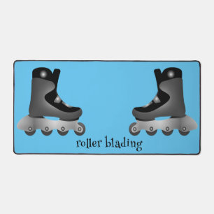 Rollerblading Design Desk Mat