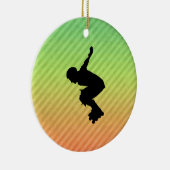 Rollerblading Keramisch Ornament (Rechts)