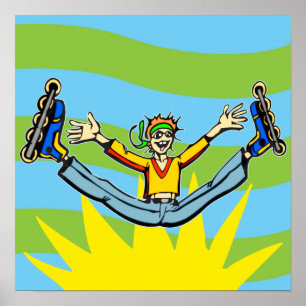 Rollerblading Poster